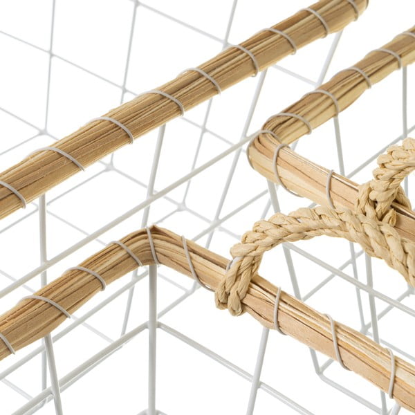 Drátěné kovové košíky v sadě 6 ks - Casa Selección-image-4