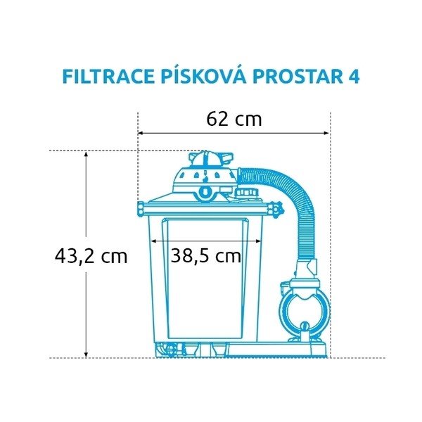 Písková filtrace ProStar 4 - 4 m3/h – Marimex-image-4