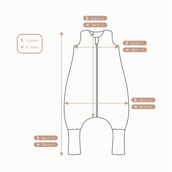 Dětský spací pytel Apricot – Malomi Kids-image-1