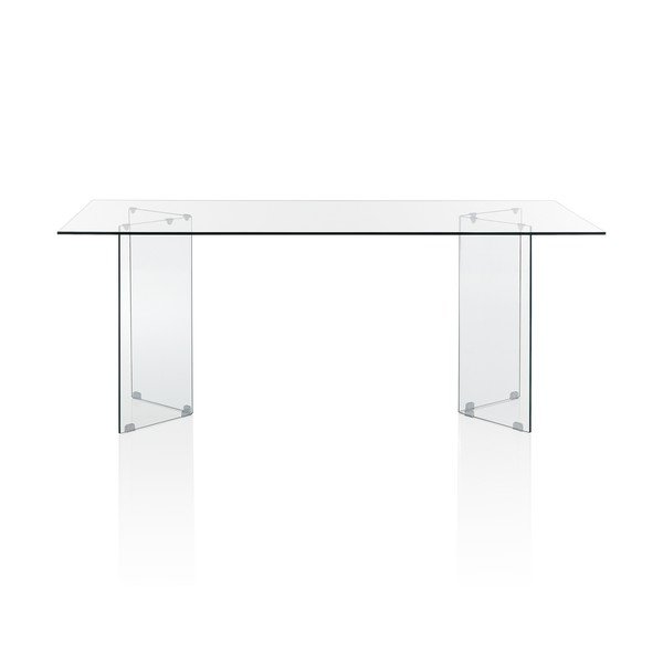 Skleněný jídelní stůl 90x180 cm Kaya – Tomasucci-image-3