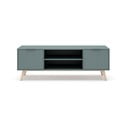 TV stolek šedozelený 140x53x40 cm Pisco – Marckeric