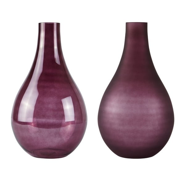 Sada 2 váz v barvě bordeaux Villa Collection