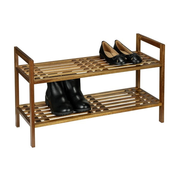 Stojan na boty z masivu akácie v přírodní barvě 69x40,5x27 cm Fondi – Wenko-image-2