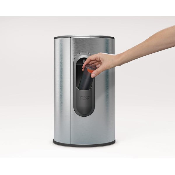 Stahovací pytle na odpadky v sadě 80 ks 10 l Eco Grey – Joseph Joseph-image-1