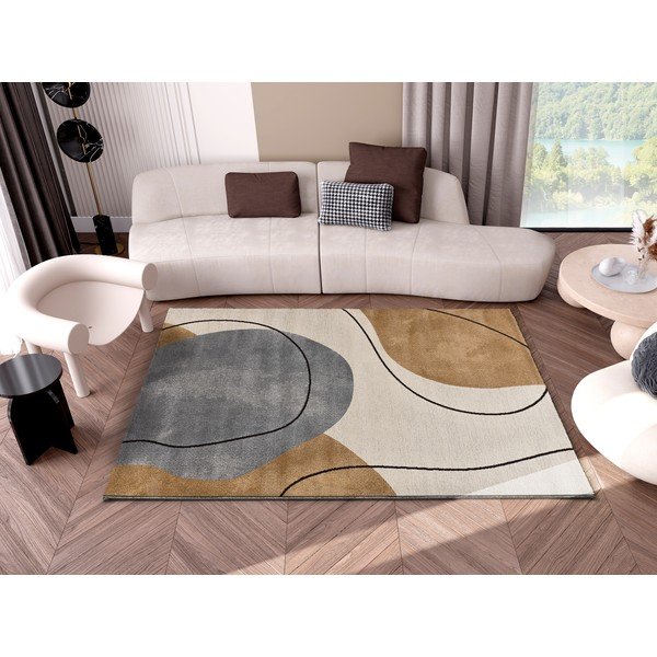 Oranžovo-krémový koberec 80x150 cm New York – Universal-image-2
