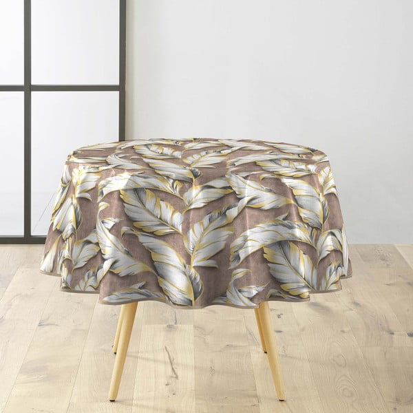 Omyvatelný ubrus ø 160 cm Ebany – douceur d'intérieur