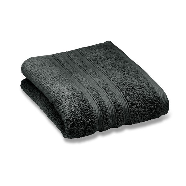 Tmavě šedá froté bavlněná osuška 90x140 cm Zero Twist – Catherine Lansfield