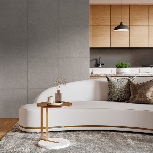 Látkové akustické panely v sadě 2 ks 60x60 cm Concrete II – Styler-image-1