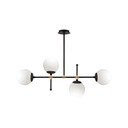 Černé závěsné svítidlo Squid Lighting Kruva, výška 57 cm