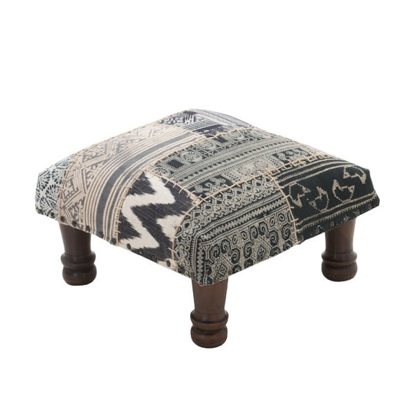 Taburetka Patchwork Grey/Black-image-1