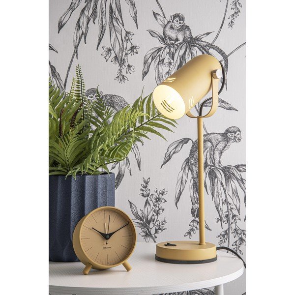 Hořčicově žlutá stolní lampa Leitmotiv Husk-image-4