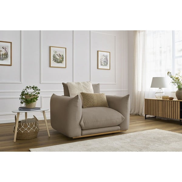 Béžové křeslo Ernest – Bobochic Paris-image-1