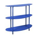 Modrý kovový regál 90x82x28 cm Cool Retro – Leitmotiv