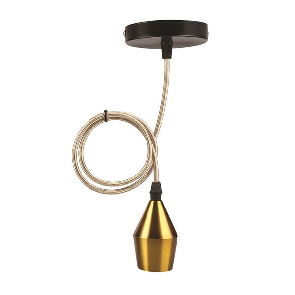 Kovové závěsné svítidlo ve zlaté barvě – Candellux Lighting
