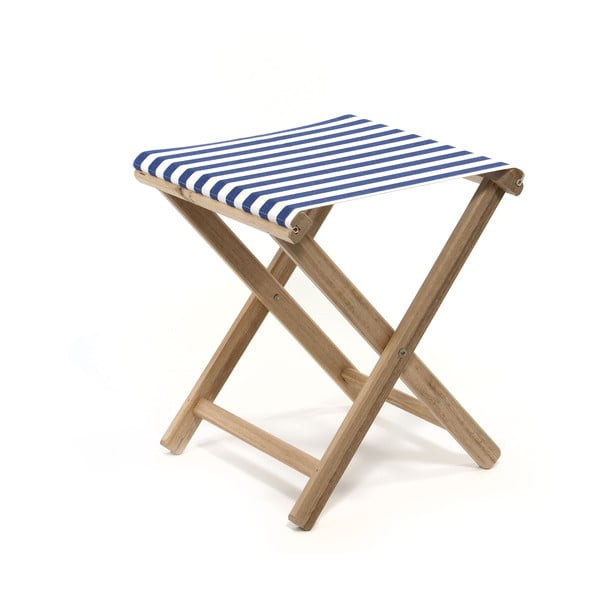 Skládací stolička Beach, modré proužky