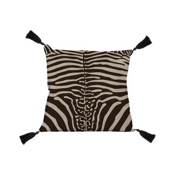 Dekorativní polštář Really Nice Things Borlas Zebra, 45 x 45 cm