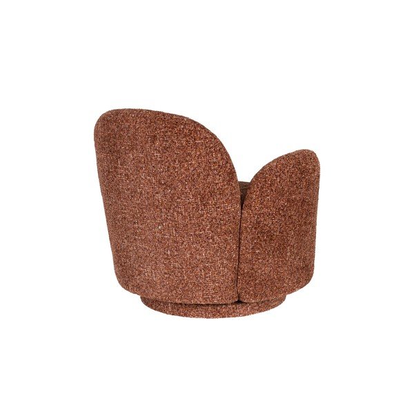 Červené otočné žinylkové křeslo Rose – Dutchbone-image-4