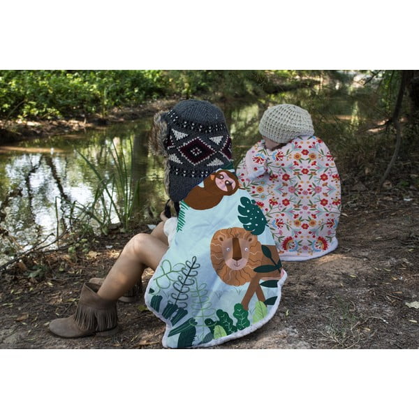 Pléd Little Nice Things Mexican Flowers, 130 x 170 cm-image-1