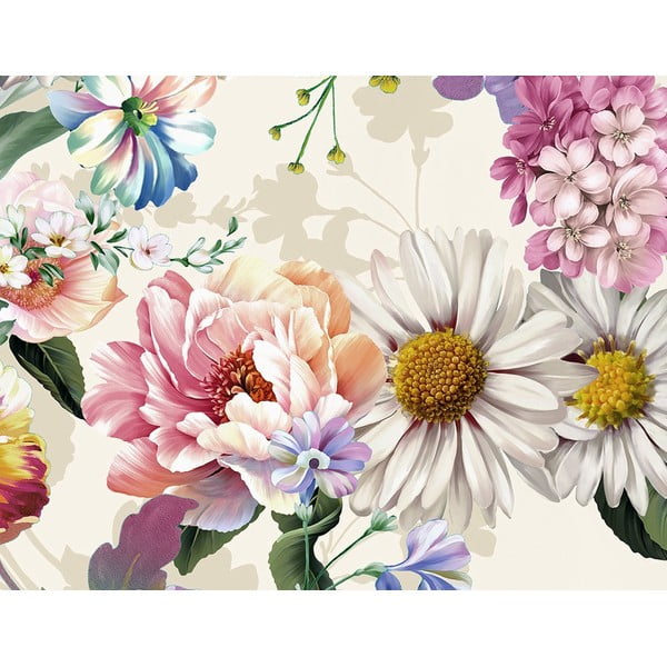 Povlečení na dvoulůžko z organické bavlny Descanso Flower Garden, 200 x 200 cm-image-3