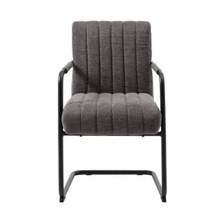 Tmavě šedá jídelní židle Trout – Unique Furniture