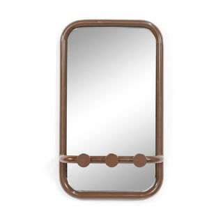 Tmavě hnědý kovový věšákový panel Retro – Spinder Design