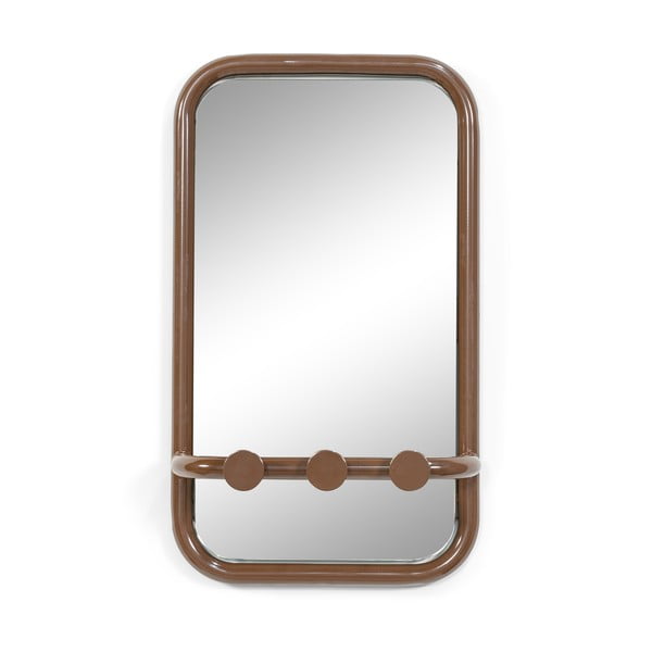 Tmavě hnědý kovový věšákový panel Retro – Spinder Design