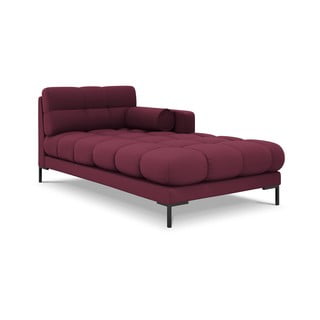 Tmavě červená lenoška Cosmopolitan Design Bali, pravý roh