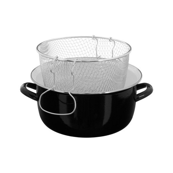 Černý fritovací hrnec Premier Housewares, objem 5 l-image-3
