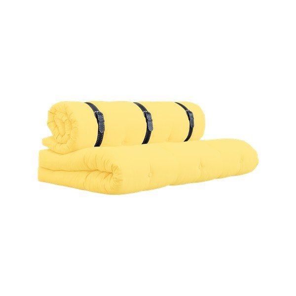 Variabilní pohovka s bíle prošívanými koženými pásky Karup Buckle Up Amarillo-image-2