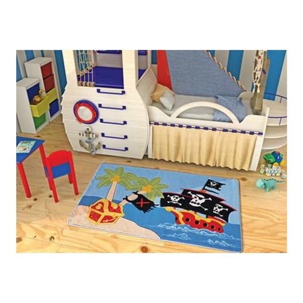 Dětský koberec Confetti Pirate Ship, 100 x 160 cm