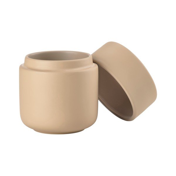 Béžový kameninový koupelnový organizér na vatové tampony Ume – Zone-image-2