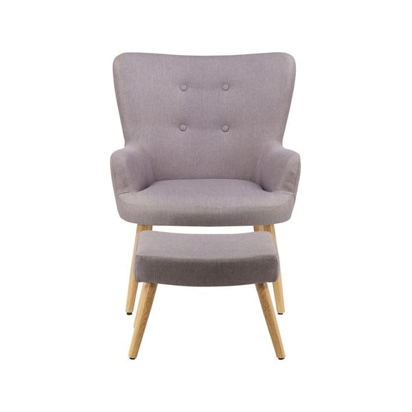 Světle šedé křeslo Coco - Støraa-image-2