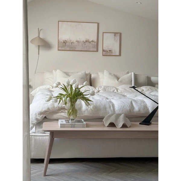 Přírodní lavice z dubového dřeva Rowico Yumi-image-1