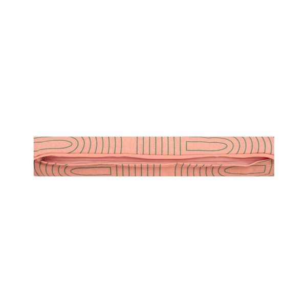 Polštář Retro Grid Peach Pink, 45x45 cm-image-1