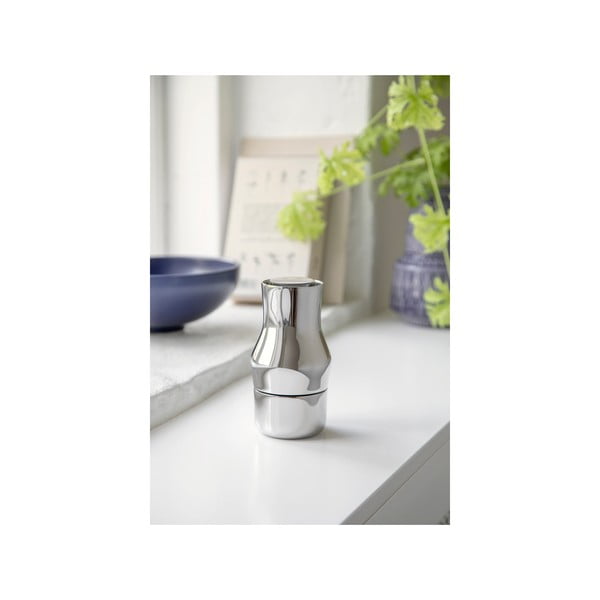 Mlýnek z nerezové oceli v leskle stříbrné barvě Dorotea – Gense-image-1