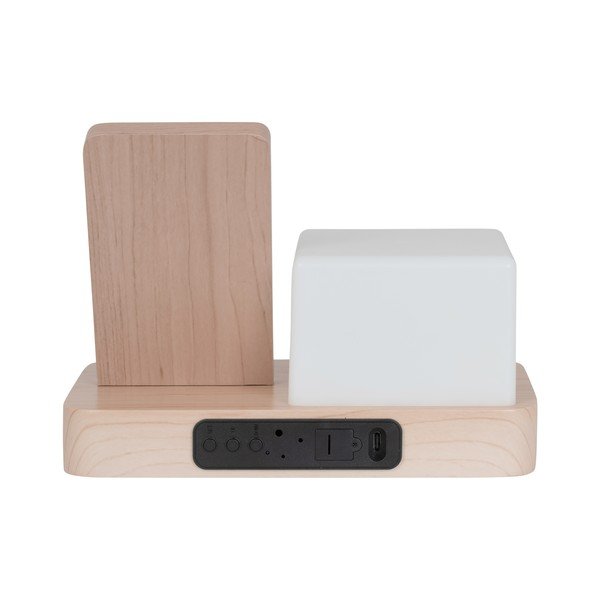 Digitální/stolní budík s bezdrátovou nabíječkou Retro LED Night Light – Karlsson-image-4