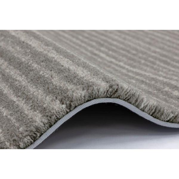 Šedý vlněný koberec 160x240 cm Calisia M Ribs – Agnella-image-3