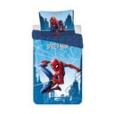 Modré bavlněné dětské povlečení na jednolůžko 140x200 cm Spider-man "Blue" – Jerry Fabrics