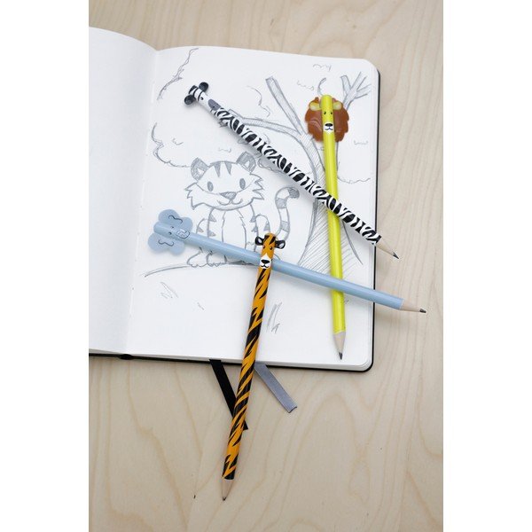 Tužky v sadě Safari – Kikkerland-image-1