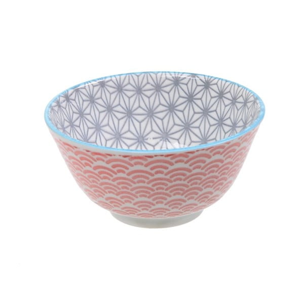 Červenošedá porcelánová miska Tokyo Design Studio Star, ⌀ 12 cm