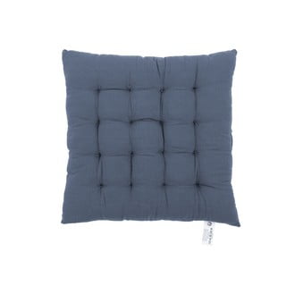 Modrý podsedák na židli Tiseco Home Studio, 40 x 40 cm