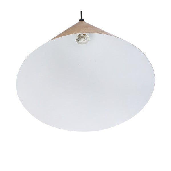 Hnědé závěsné svítidlo s kovovým stínidlem ø 32 cm Dunca – Candellux Lighting-image-4