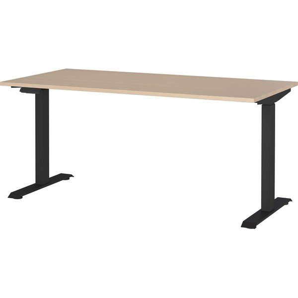 Pracovní stůl s elektricky nastavitelnou výškou v dekoru dubu 80x160 cm – Germania