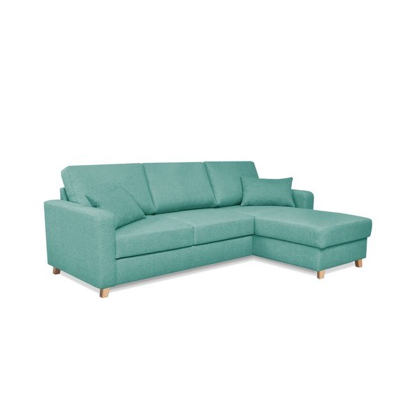 Mentolově zelená rozkládací pohovka Cosmopolitan design Nice-image-4