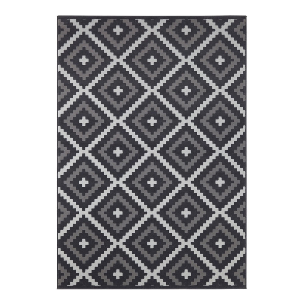 Černo-šedý koberec Hanse Home Celebration Snug, 80 x 150 cm