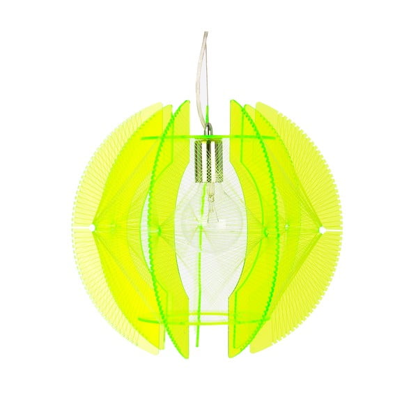Závěsné světlo Large Wire, zelené