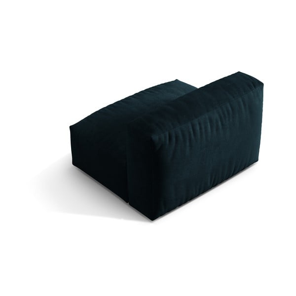 Tmavě modrý sametový modul pohovky (středový díl) Martina – Micadoni -image-2