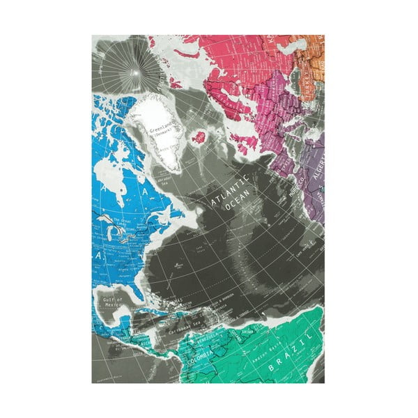 Širokoúhlá mapa v průhledném pouzdru The Future Mapping Company Future Map, 101 x 58 cm-image-3