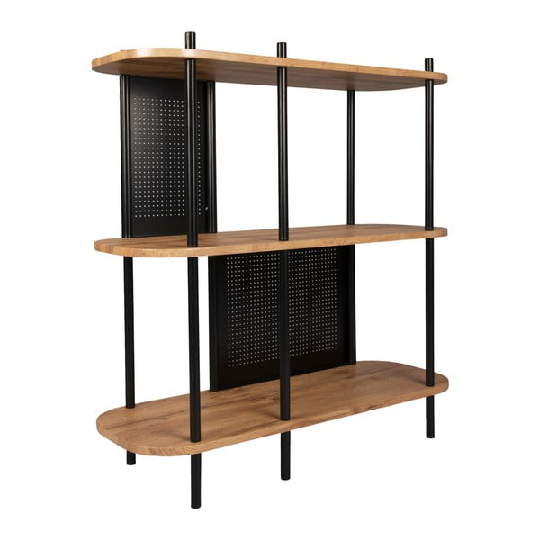 Černý ocelový regál Leitmotiv Sole, 80 x 83,5 cm-image-2