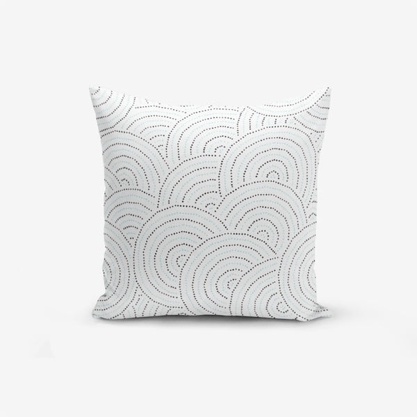 Povlak na polštář s příměsí bavlny Minimalist Cushion Covers Ring Modern Razza, 45 x 45 cm